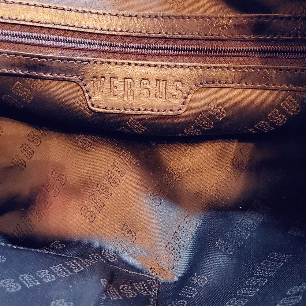 Versus By Gianni Versace Nylon andqwq Leather Bag - Picture 10 of 12